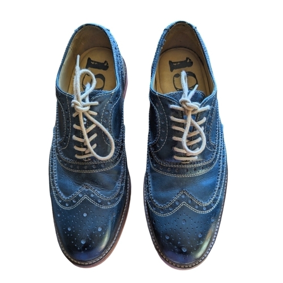 1901 blue oxfords sz 10.5 - Picture 1 of 8